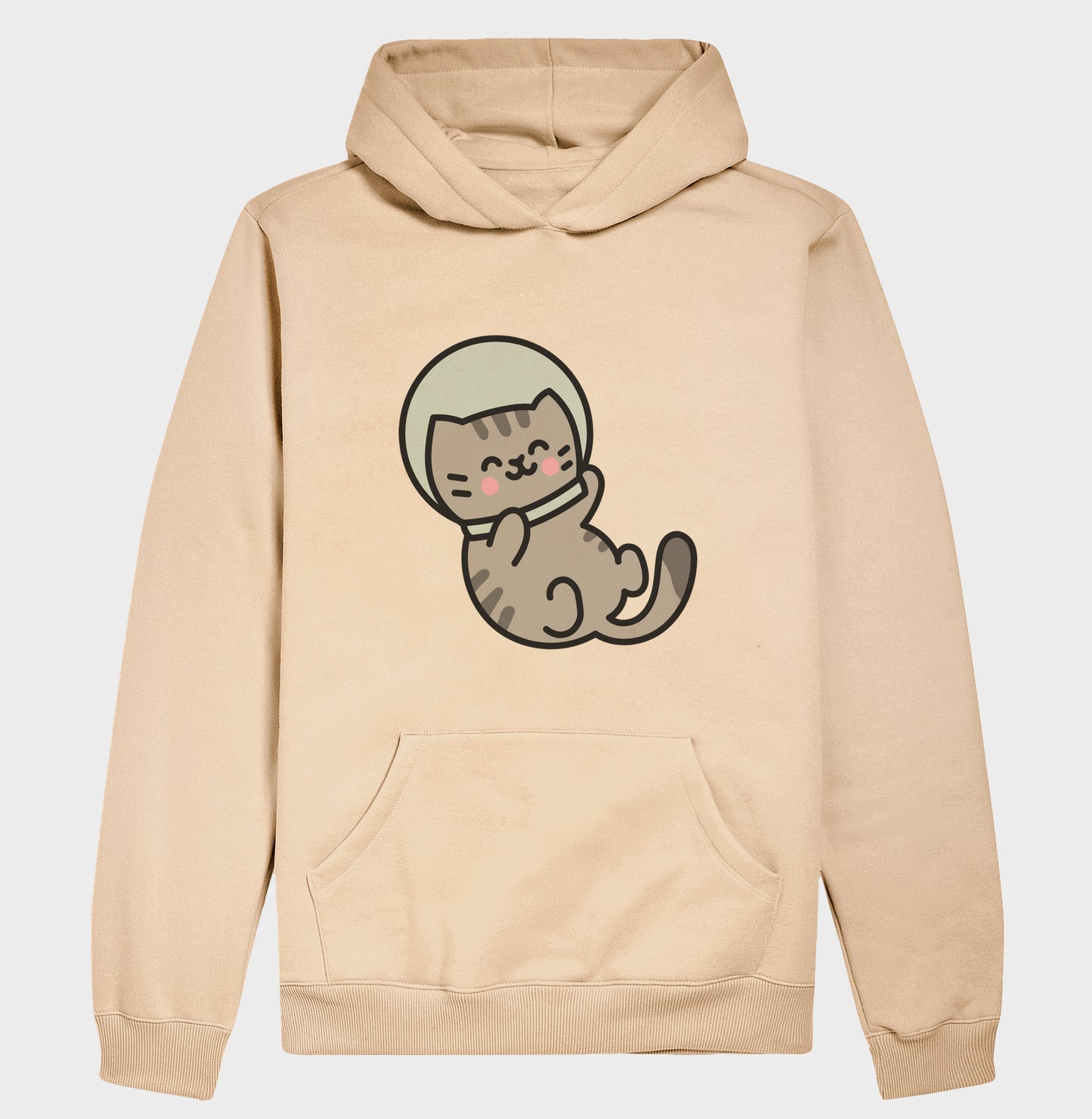 Moletom Hoodie - Gato Astronauta