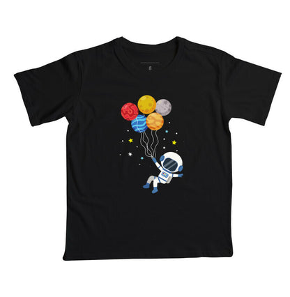 Camiseta Infantil - Astronauta de Bexiga