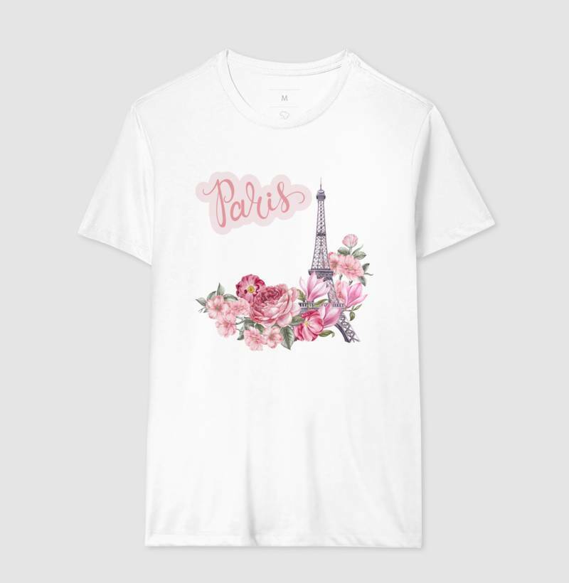 Camiseta - Paris Rosa