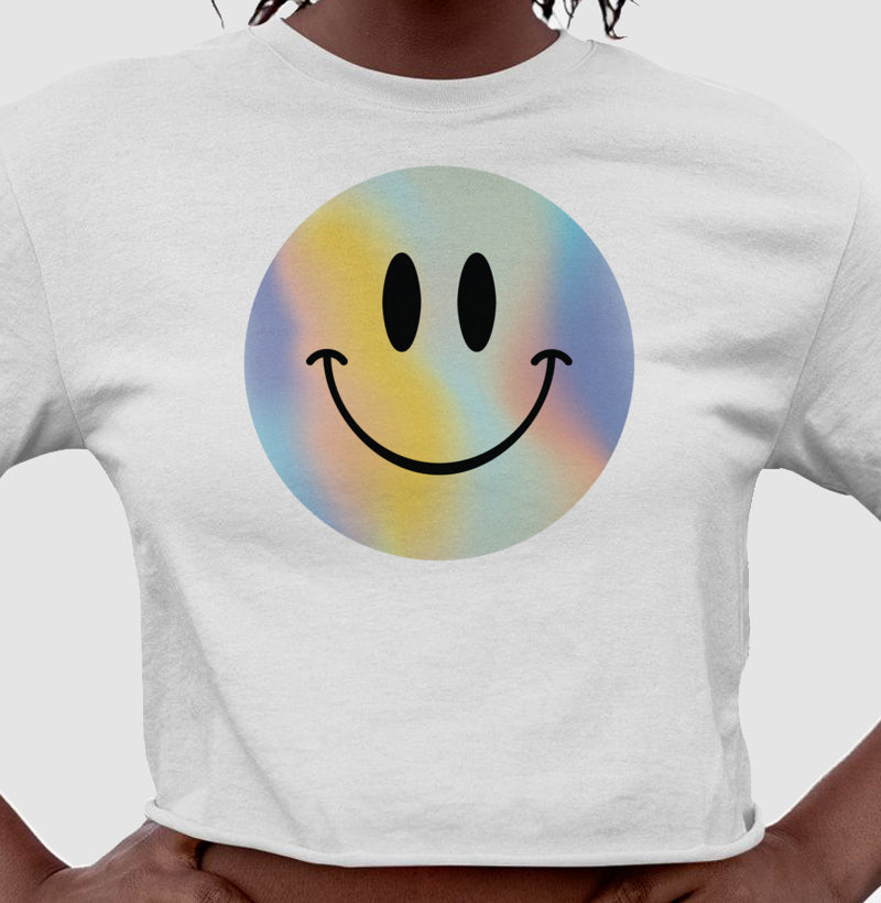 Cropped - Emoji Smile Colorido