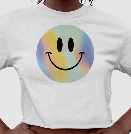 Cropped - Emoji Smile Colorido