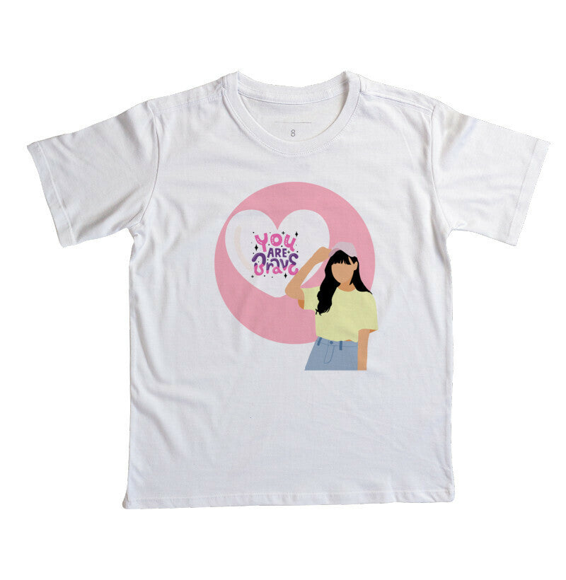 Camiseta Infantil - Girl Power Marina