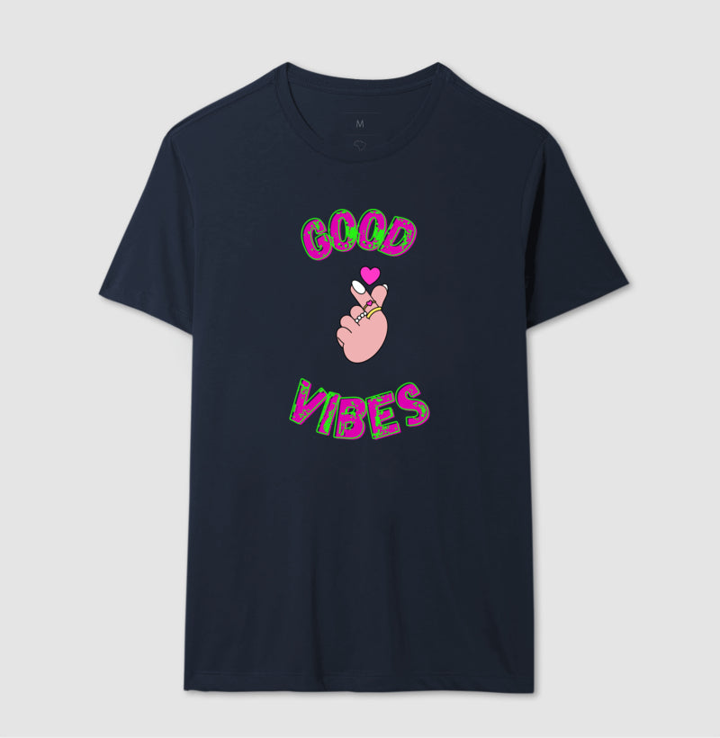 Camiseta - Good Vibes Coração