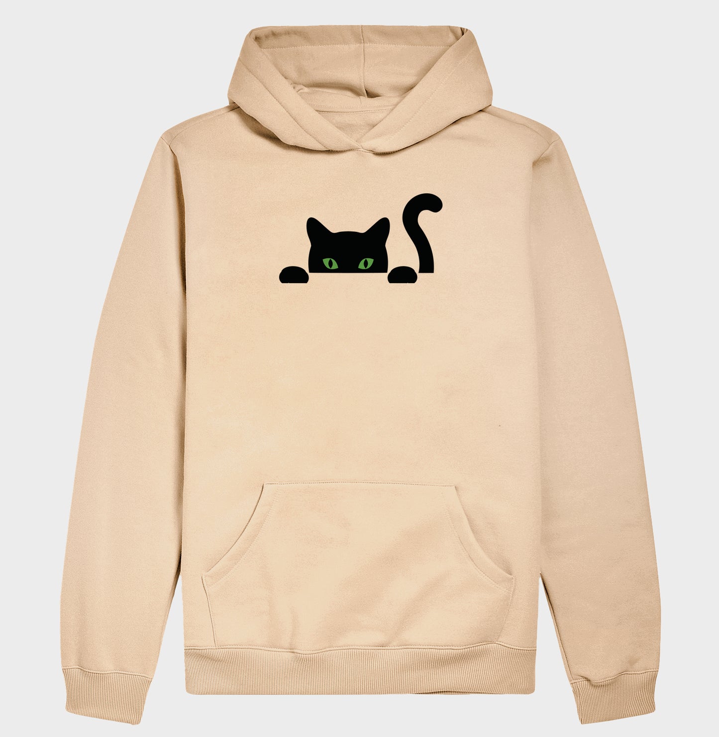 Moletom Hoodie - Gato Preto