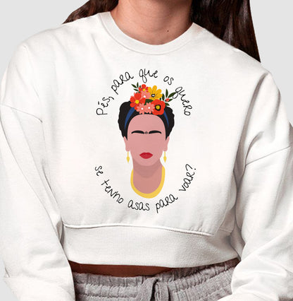 Moletom Cropped - Girl Power Frida 2