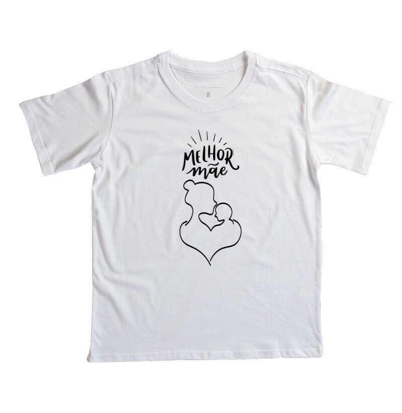 Camiseta Infantil - Melhor Mãe