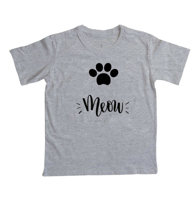 Camiseta Infantil - Meow