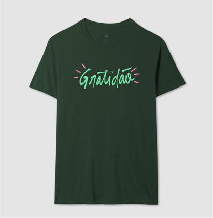 Camiseta - Gratidão Verde