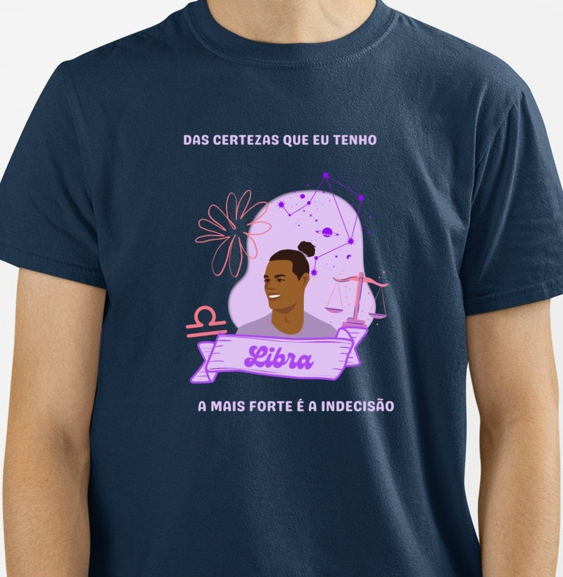 Camiseta - Libra Indecisão Homem