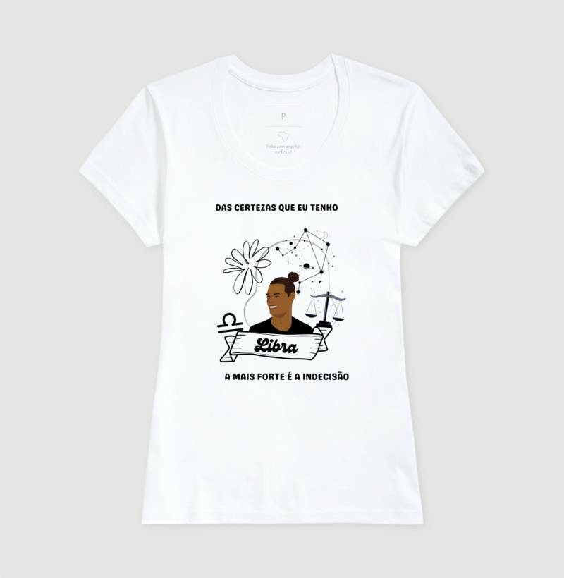 Baby Look - Libra Indecisão Homem