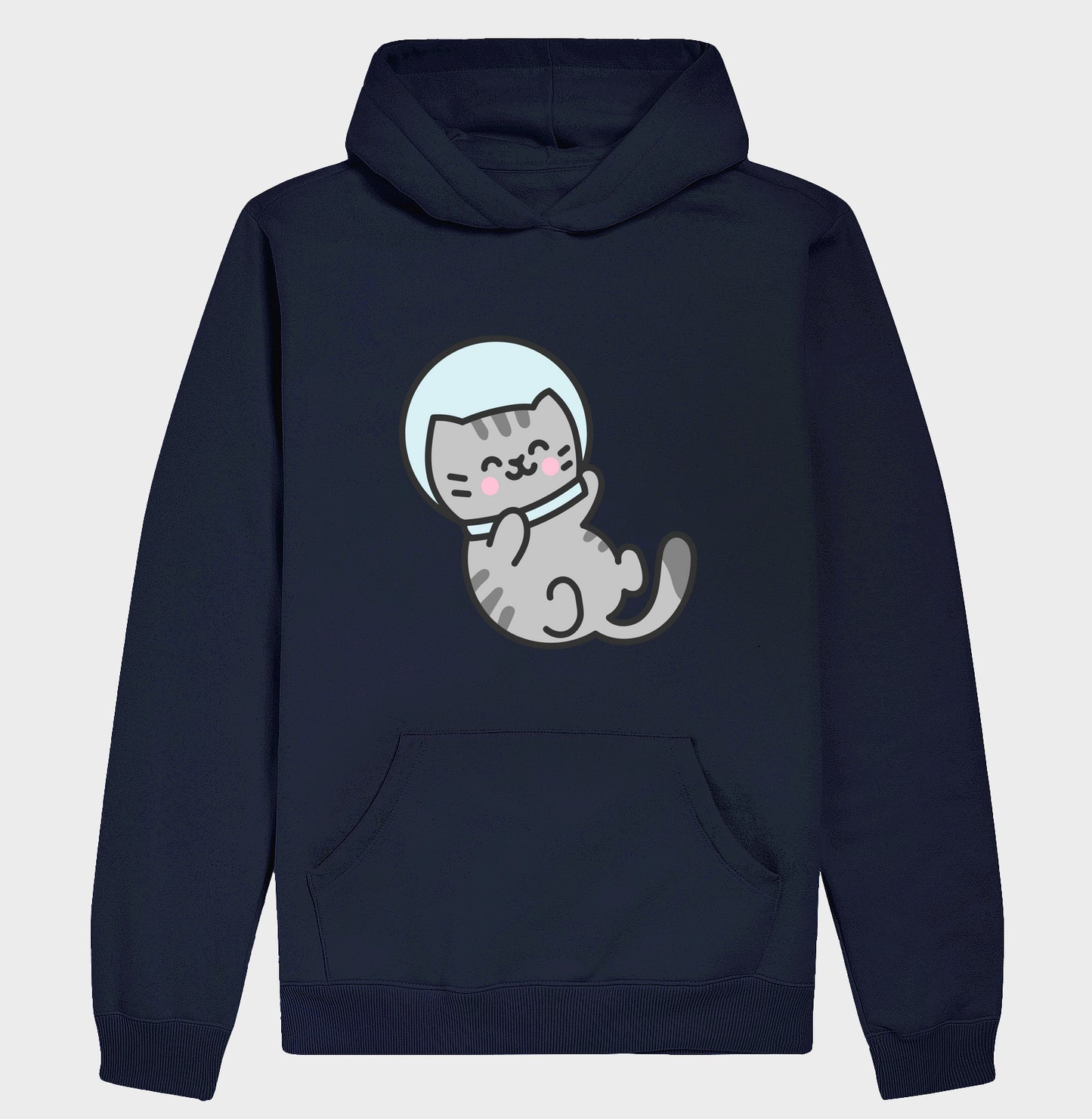 Moletom Hoodie - Gato Astronauta