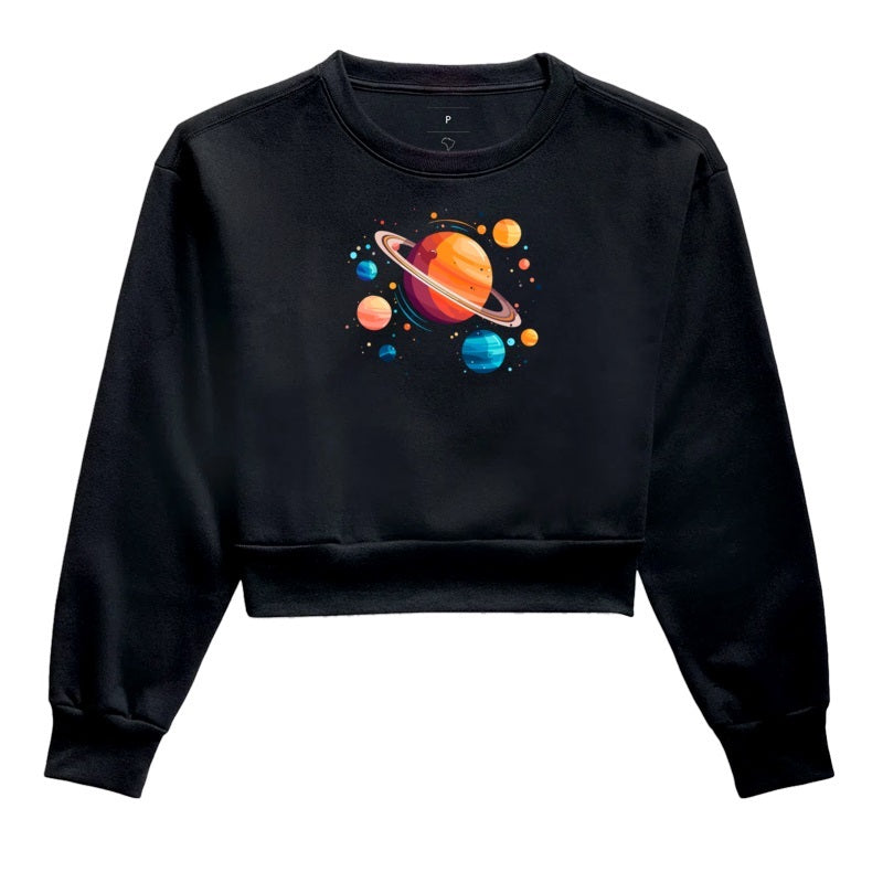 Moletom Cropped - Saturno