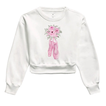 Moletom Cropped - Ballet Sapatilha