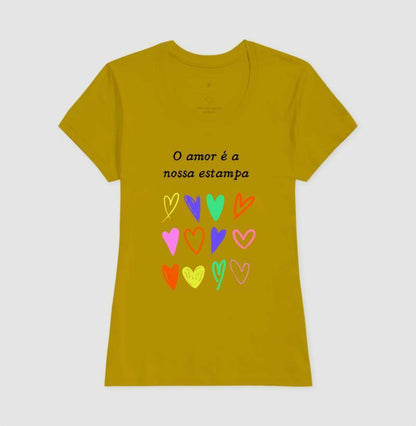 Baby Look - Estampa Amor