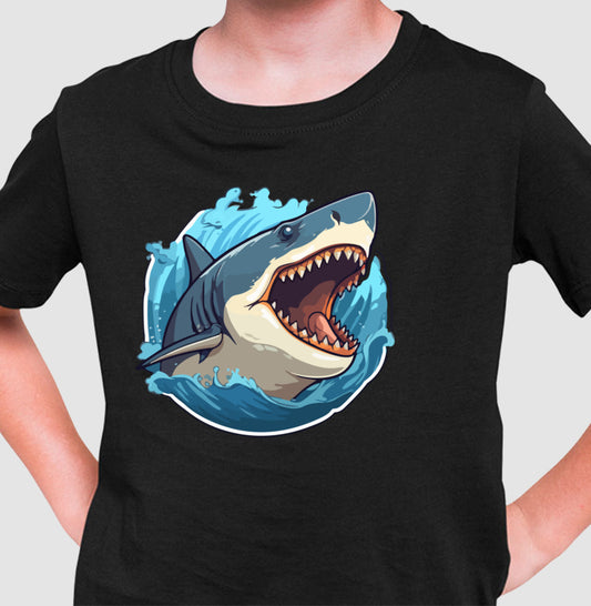 Camiseta Infantil - Tubarão