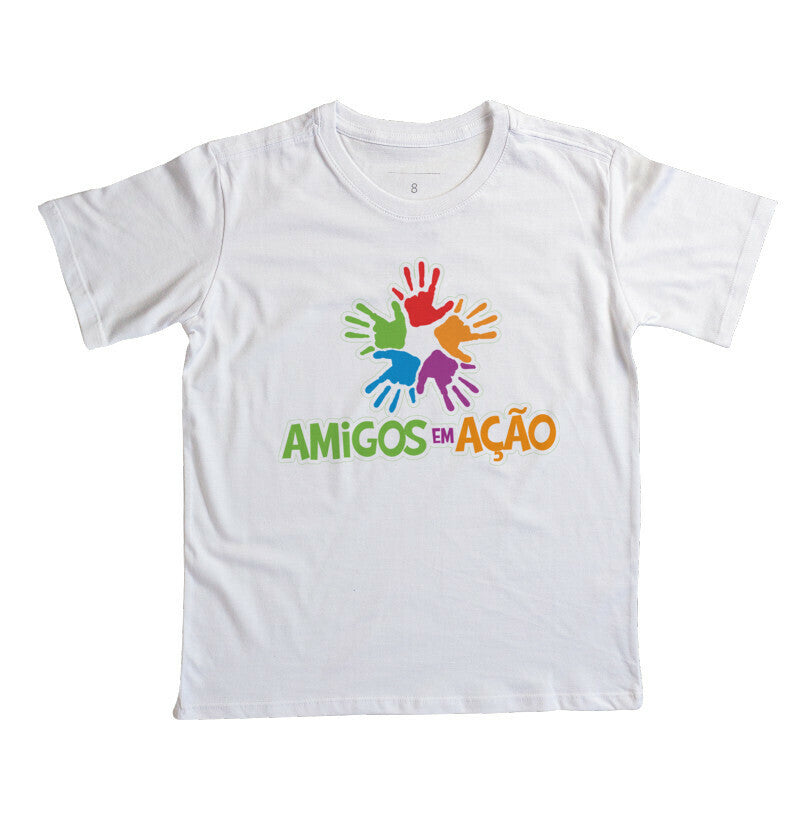 Camiseta Infantil - Amigos em Ação