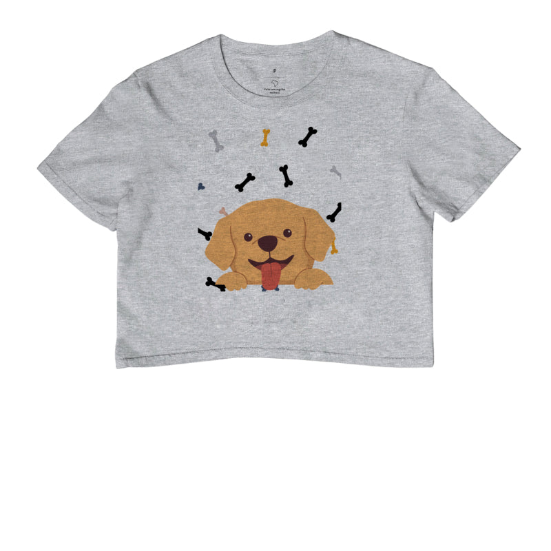 Cropped Cute - Dog Caramelo