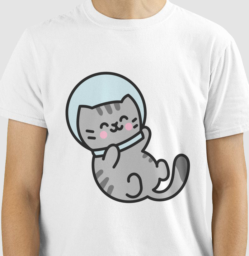 Camiseta - Gato Astronauta