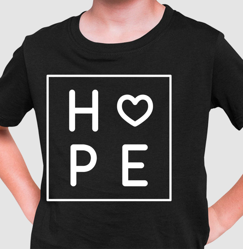 Camiseta Infantil - Hope Coração