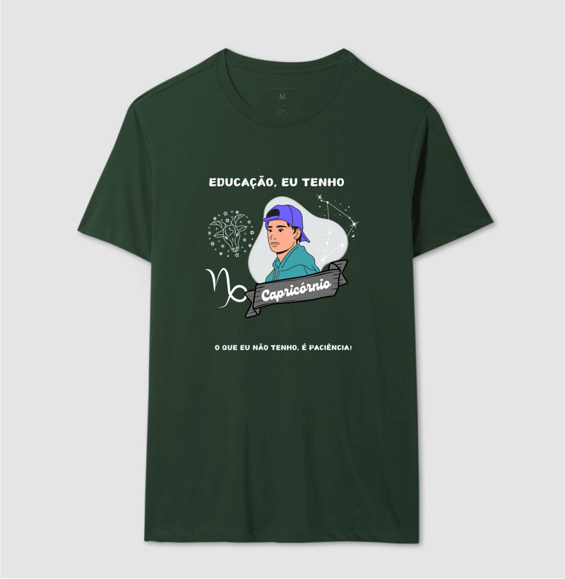 Camiseta - Capricórnio Homem (Paciência)