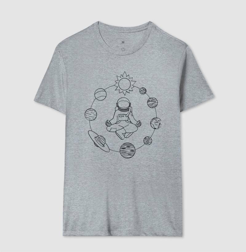 Camiseta - Astronauta Meditando