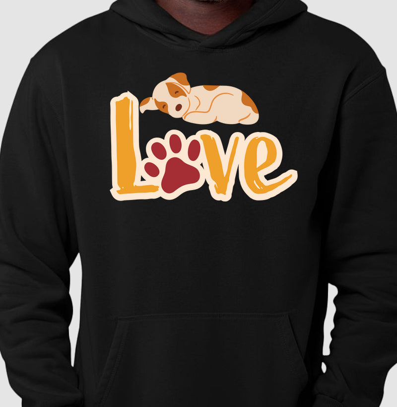 Moletom Hoodie - Dog Love