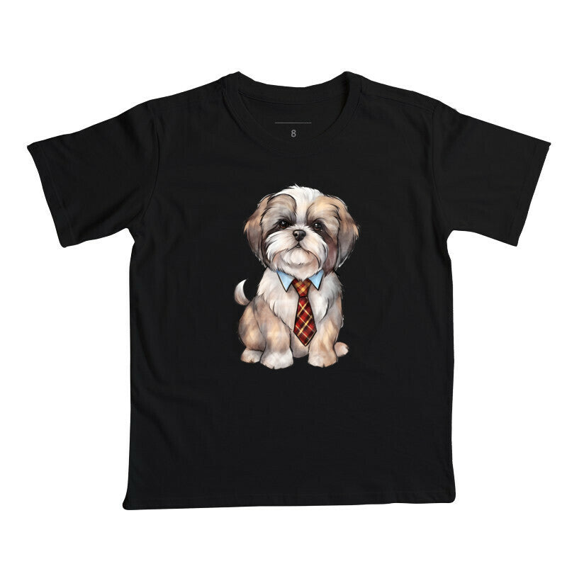 Camiseta Infantil - Dog Gravata