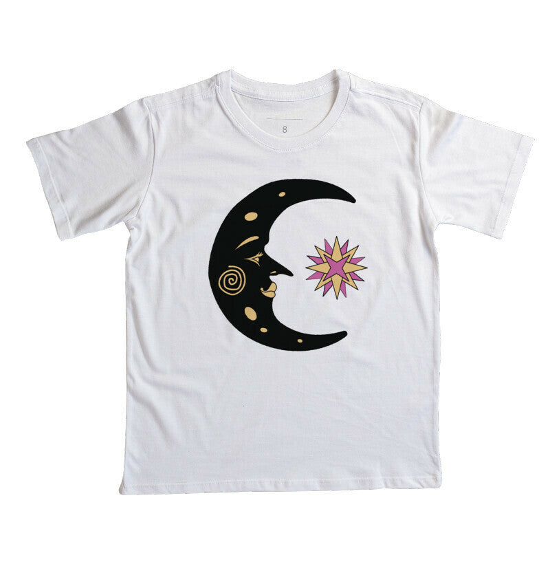 Camiseta Infantil - Lua Mística