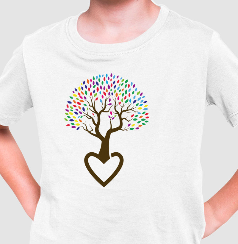 Camiseta Infantil - Árvore de Amor