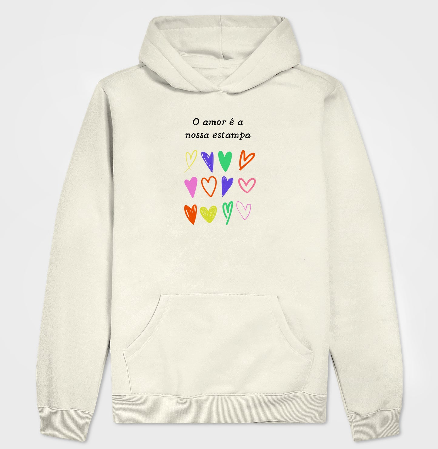 Moletom Hoodie - Estampa Amor