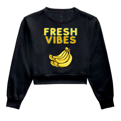 Moletom Cropped - Banana Vibes