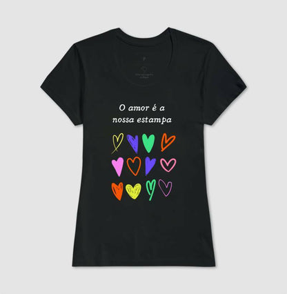 Baby Look - Estampa Amor