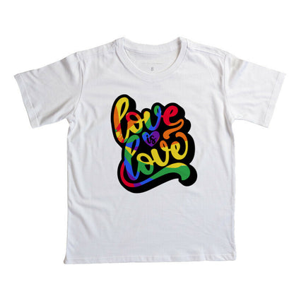 Camiseta Infantil - Love is Love