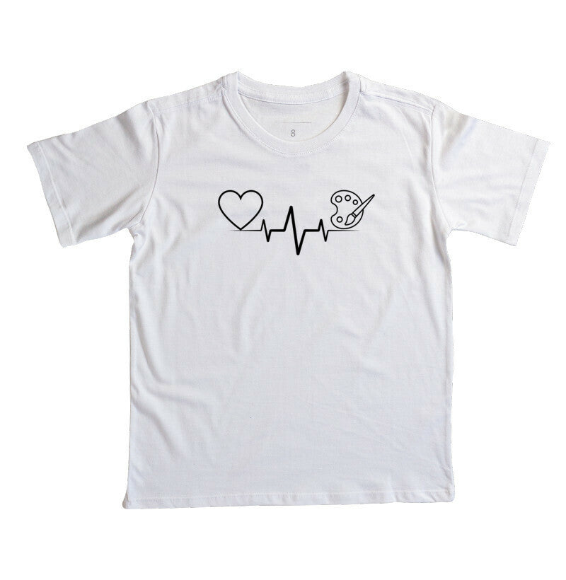 Camiseta Infantil - Frequência Pintura