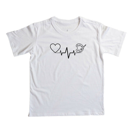 Camiseta Infantil - Frequência Pintura