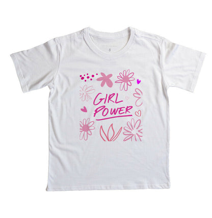 Camiseta Infantil - Girl Power Flávia