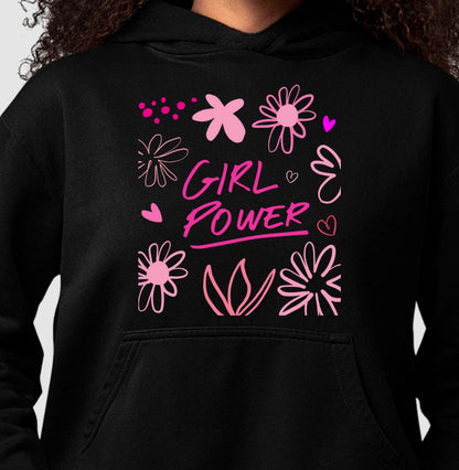 Moletom Hoodie - Girl Power Flávia