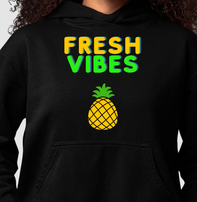 Moletom Hoodie - Abacaxi Vibes