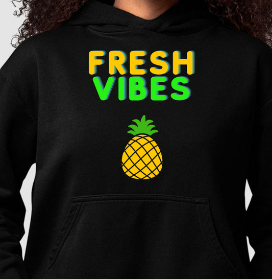 Moletom Hoodie - Abacaxi Vibes