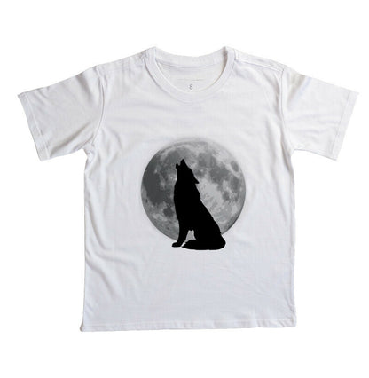 Camiseta Infantil - Lobo Luar