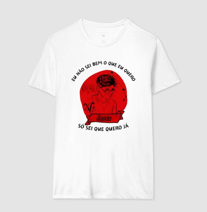 Camiseta - Áries Querer Homem