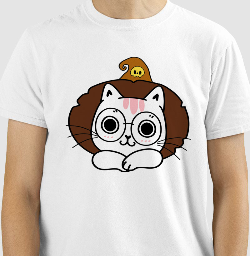 Camiseta - Gato de Chapéu 2