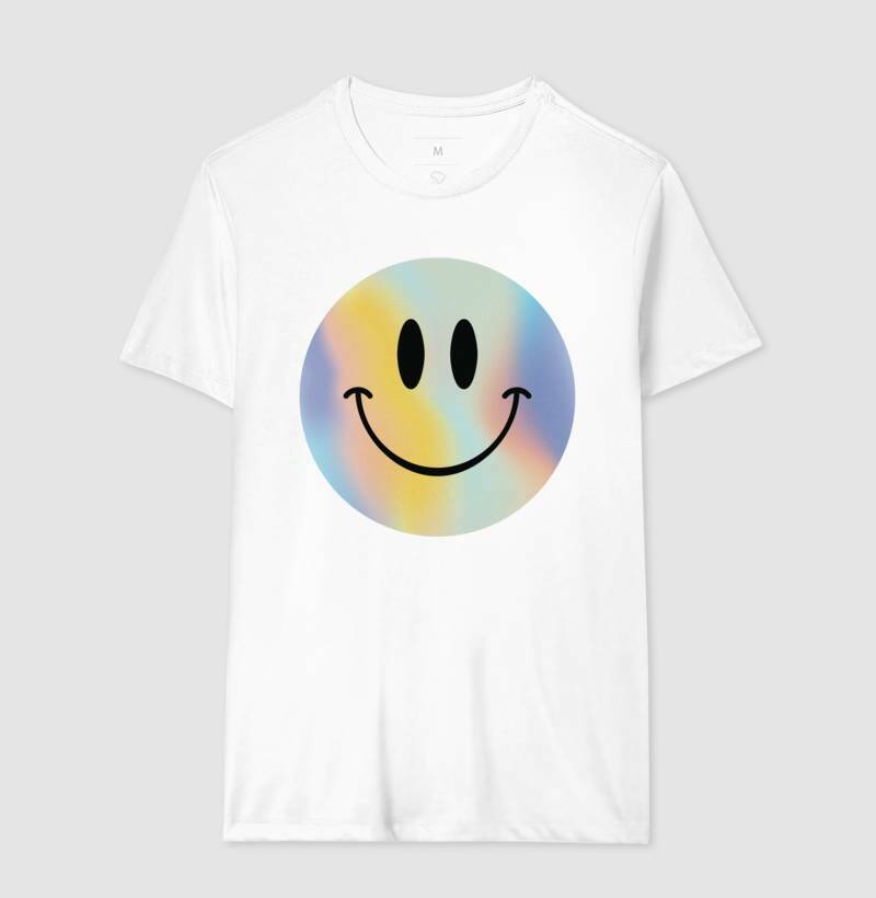 Camiseta - Emoji Smile Colorido