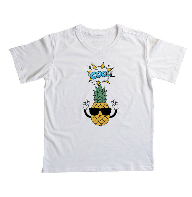 Camiseta Infantil - Abacaxi Cool