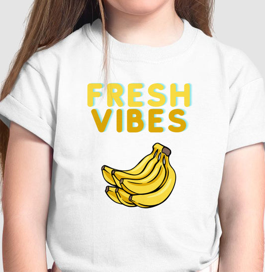 Camiseta Infantil - Banana Vibes