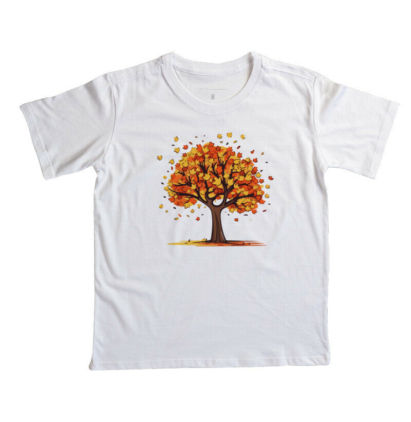 Camiseta Infantil - Outono Árvore