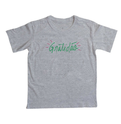 Camiseta Infantil - Gratidão Verde