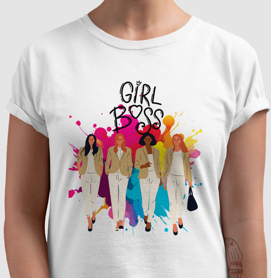 Camiseta - Girl Boss Quézia