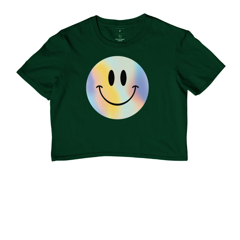 Cropped - Emoji Smile Colorido