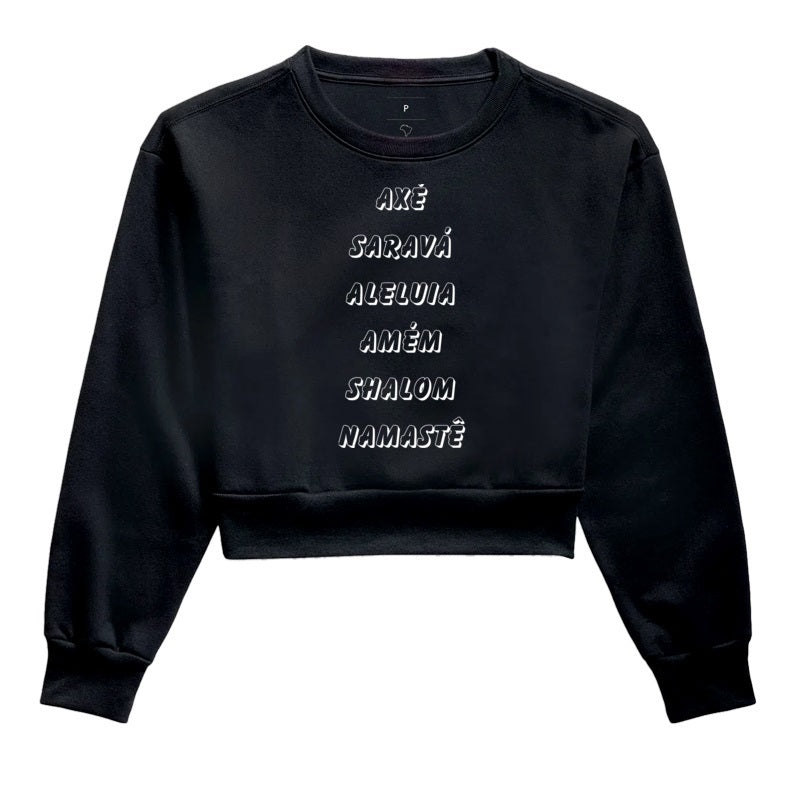 Moletom Cropped - Universalista